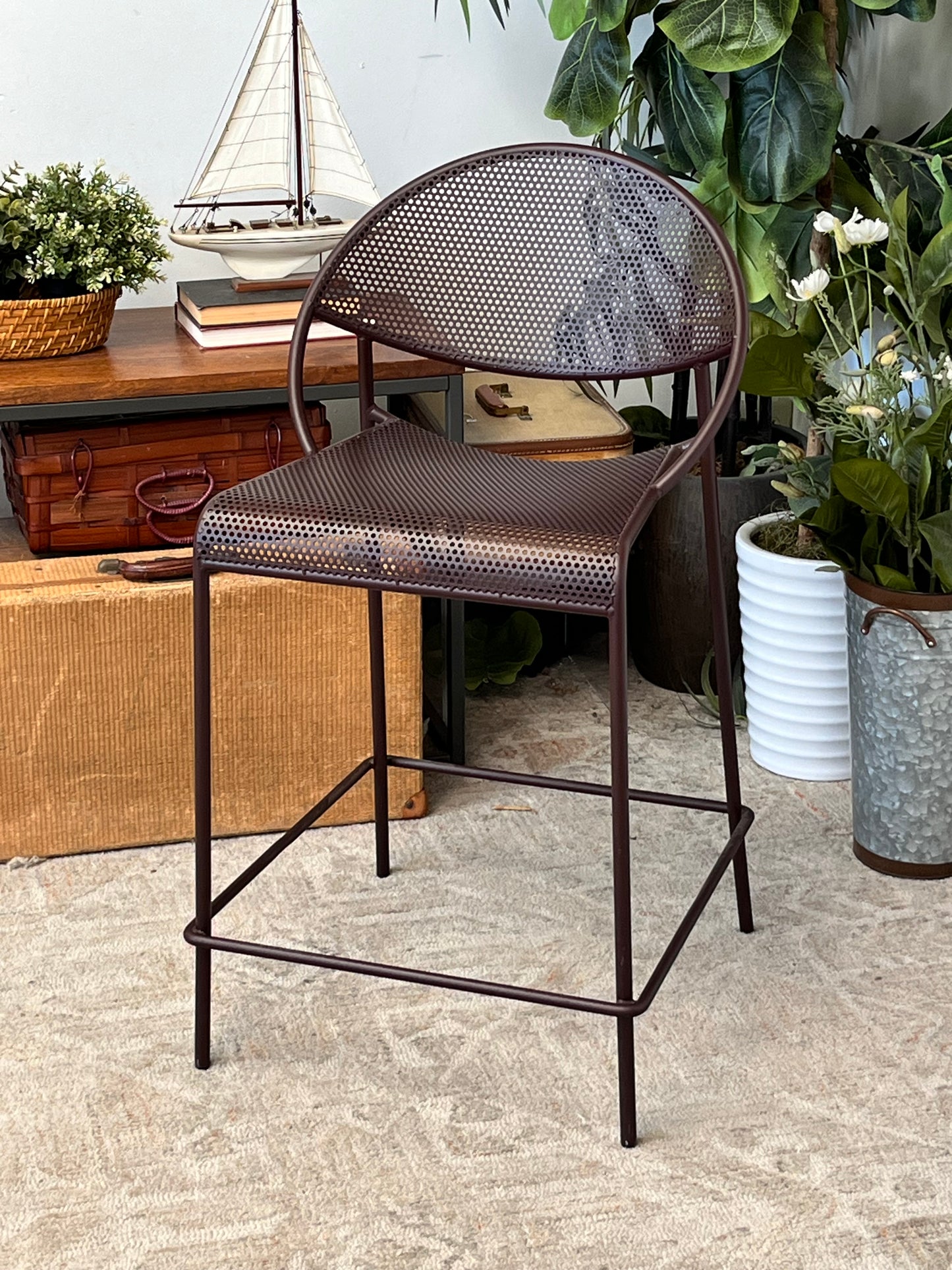 Modern Metal Counter Stool