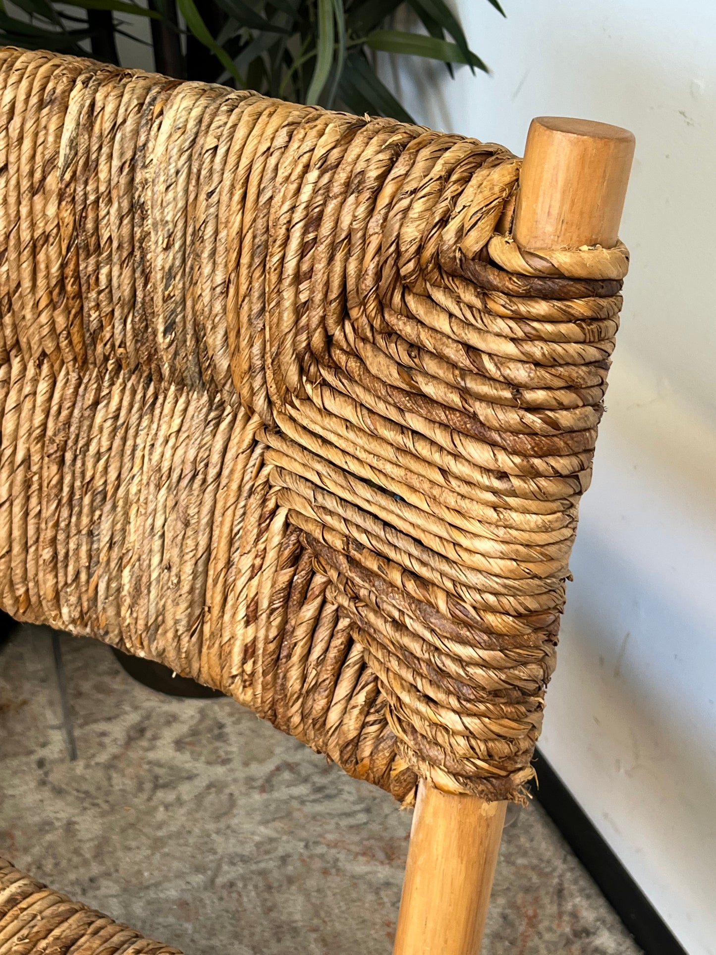 Woven Rattan Dining Chair