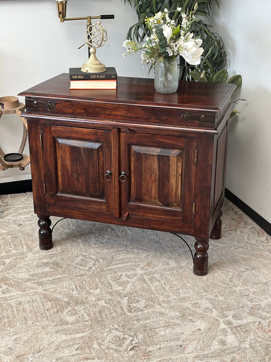 Rosewood Asian Style Cabinet