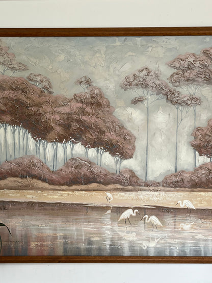 Original Oil Painting Signed "Ferrante" 43 x 53