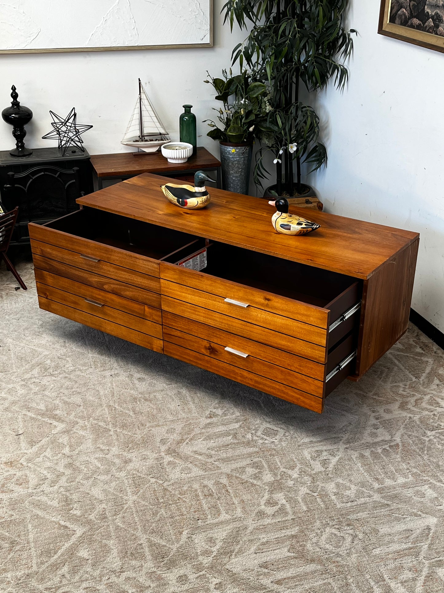 Mid-Century Style 4-Drawer Dresser