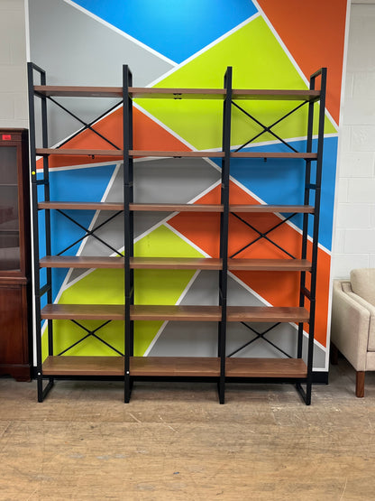 Modern Style 84" Industrial Bookcase