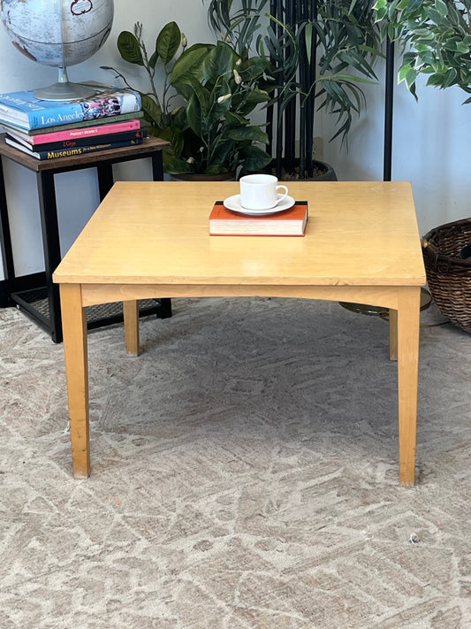 Wooden Square Coffee Table