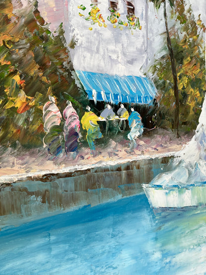 Original Oil Painting by "Brown" Framed 43" x 55.25"