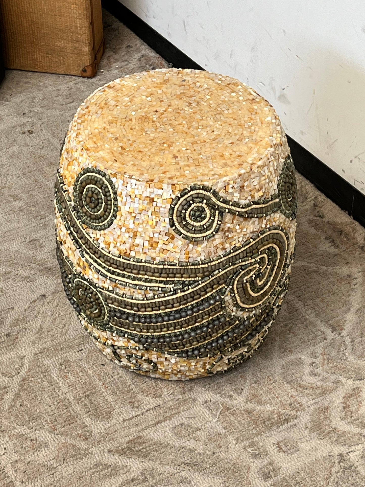 Mosaic Multicolored Stool
