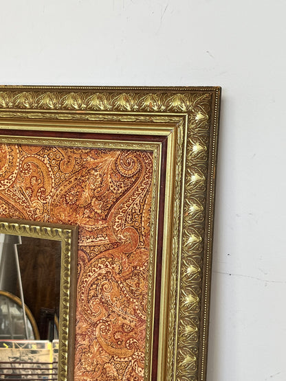 Paisley Print Wall Mirror