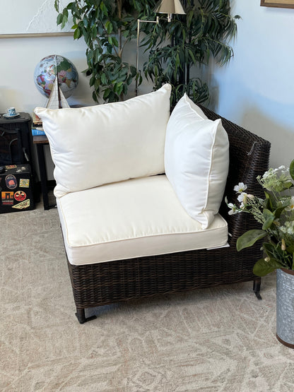 Outdoor Poly Rattan Brown Chair