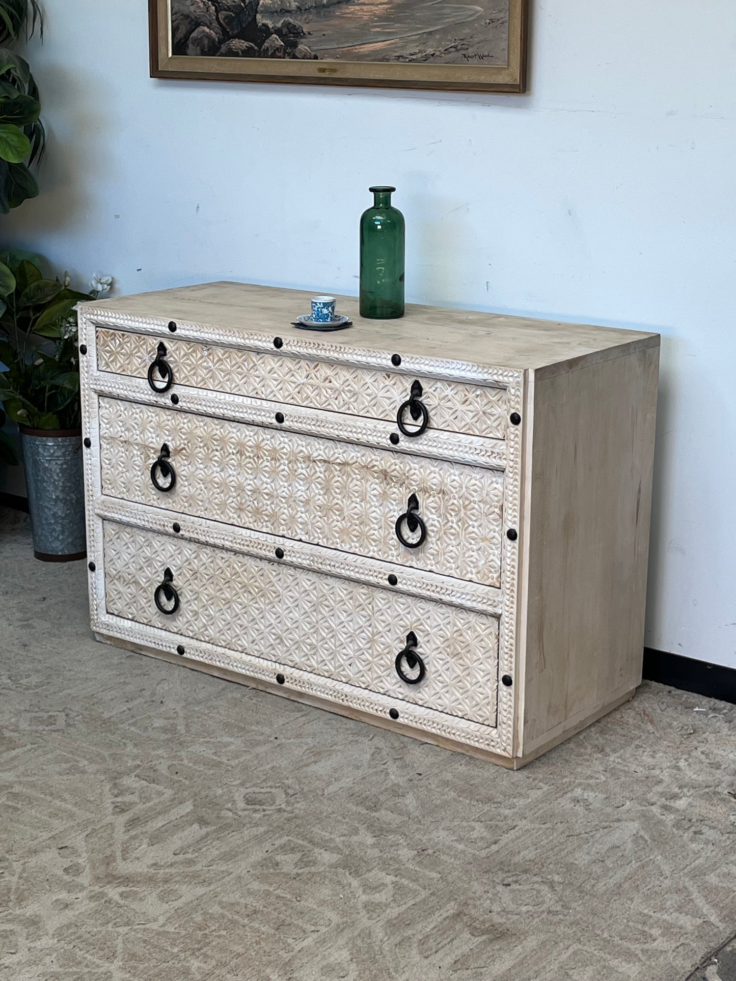 Moroccan Style 3-Drawer Dresser