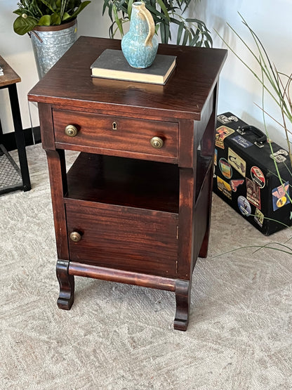 Antique Wooden Nightstand