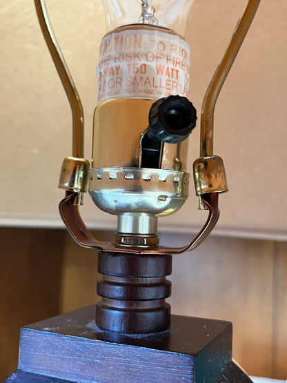 Vintage Birdcage Table Lamp