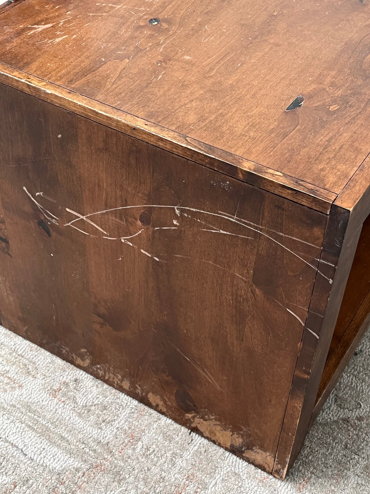 Rustic Style Wooden Cabinet