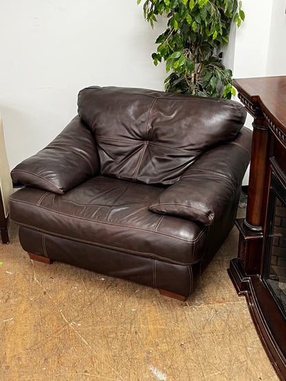 Faux Leather Armchair by Chateau d'Ax