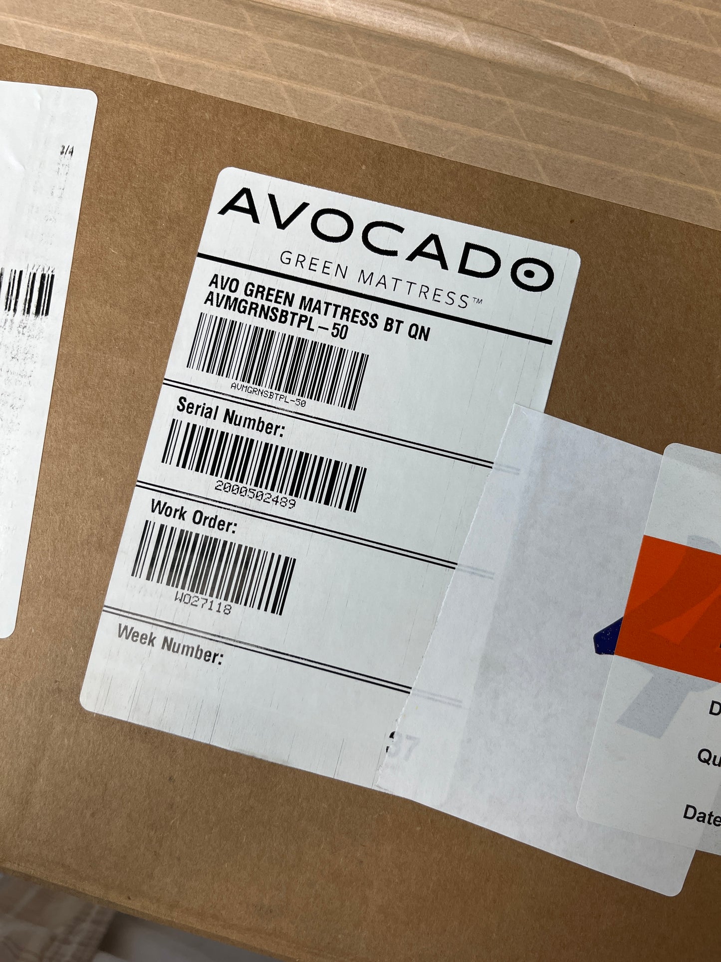 Avocado Green Box Top Queen Mattress