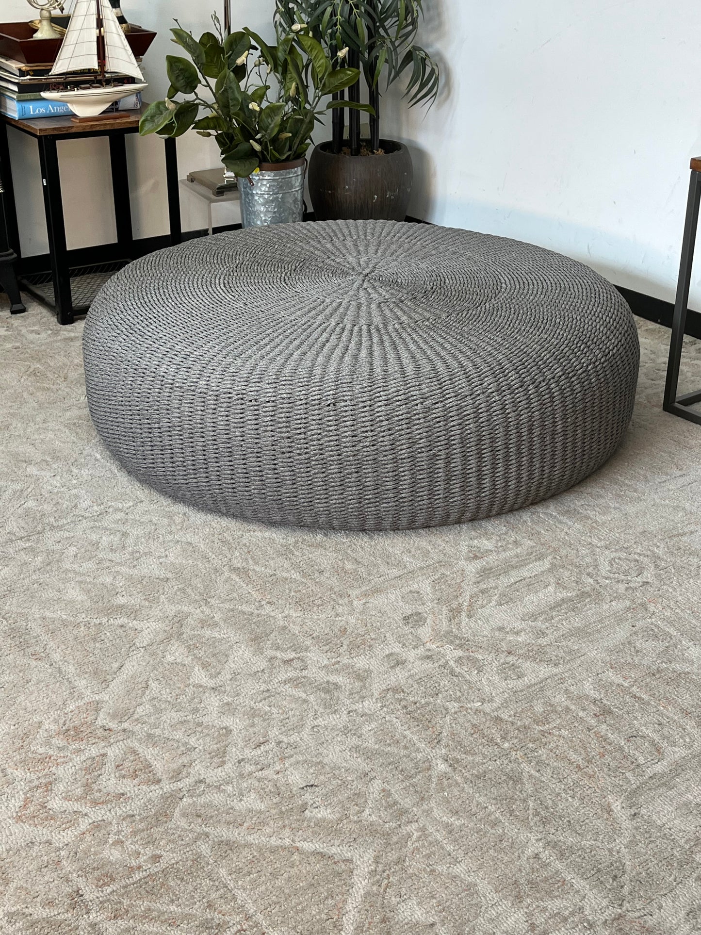 Modern Style Heavy Woven Outdoor Table