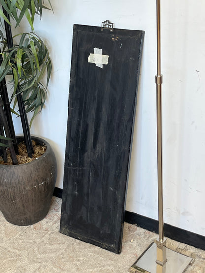 Mother of Pearl Panel "Orange Birds"