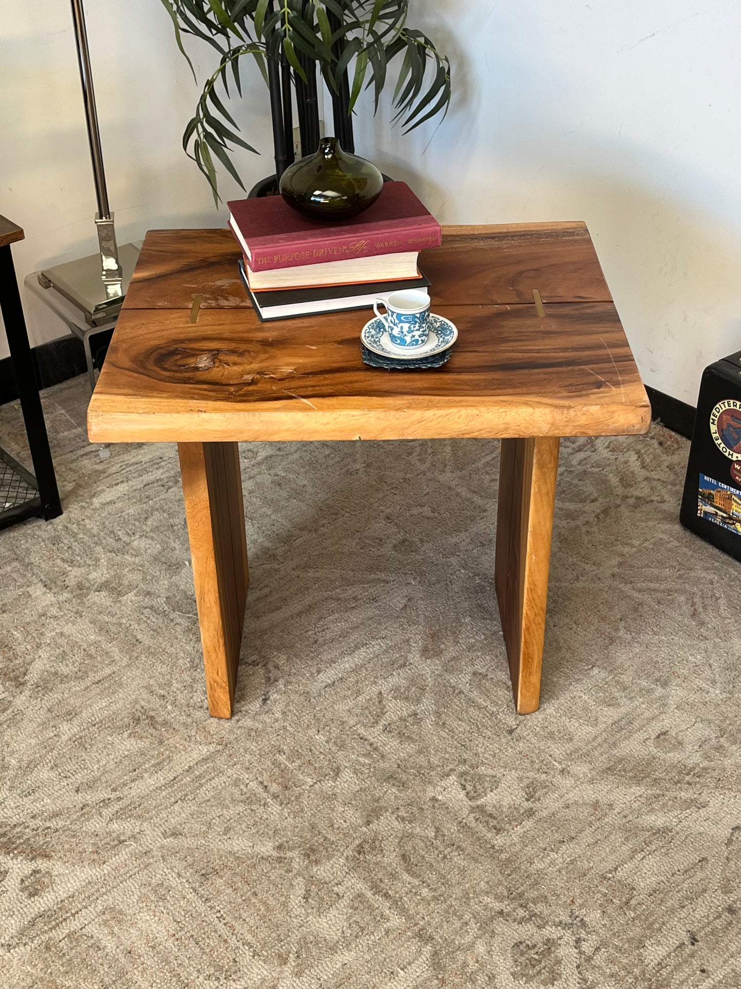 World Market Solid Wood Nightstand