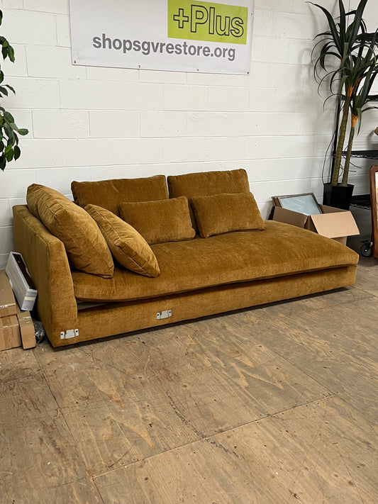 Modern Right-Arm Yellow Couch