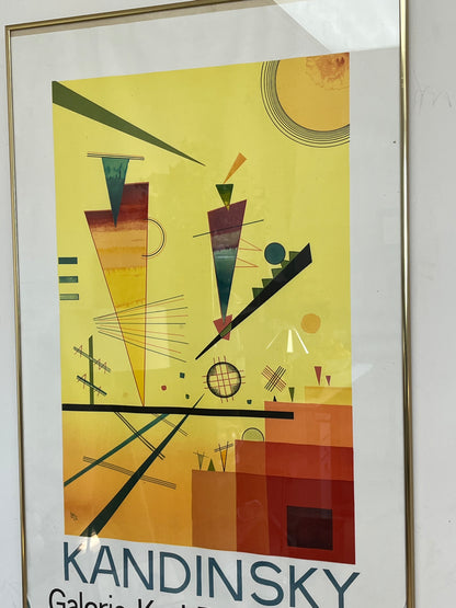 Kandinsky Framed Poster Print Galerie Karl Flinker 1977