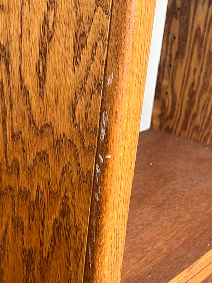 Mid Century 72" Wooden Bookcase