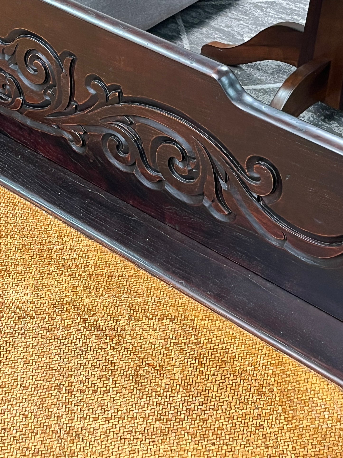 Antique Style Rosewood Day Bed