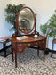 Antique Style Colonial Vanity With Mirror