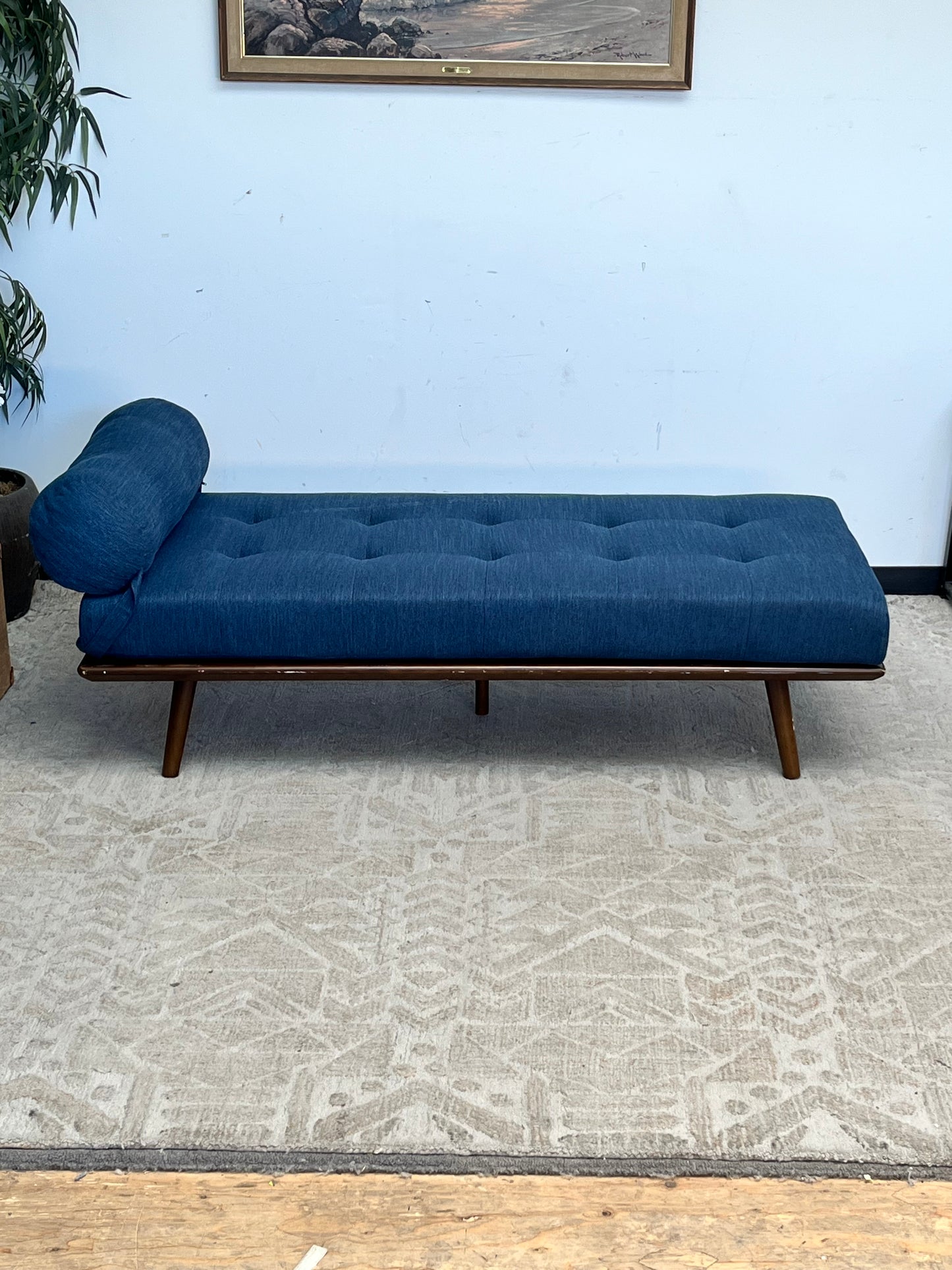 Noble House Mid Century Style Chaise