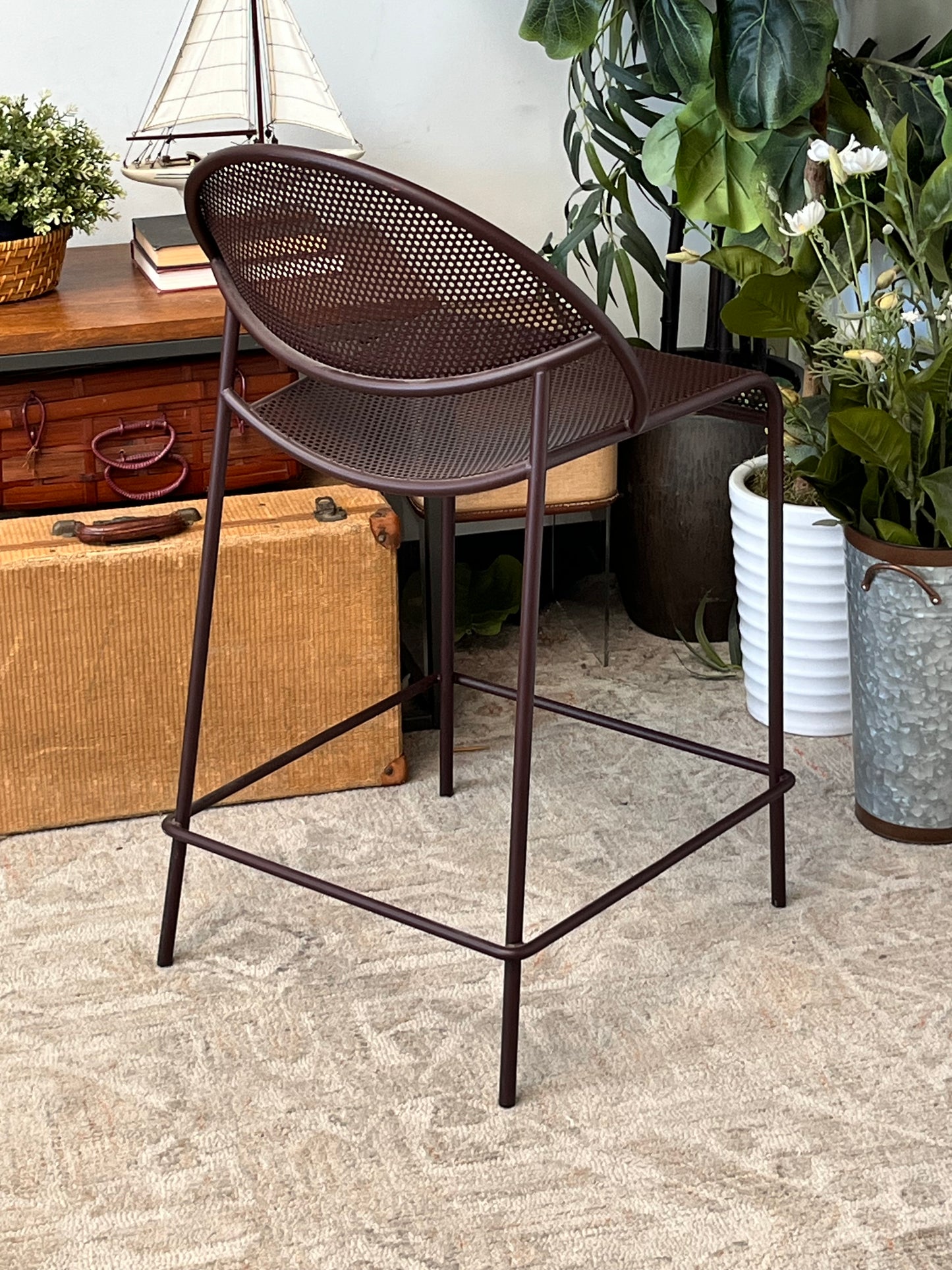 Modern Metal Counter Stool