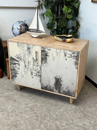 Modern Rustic Style 2-Door Cabinet
