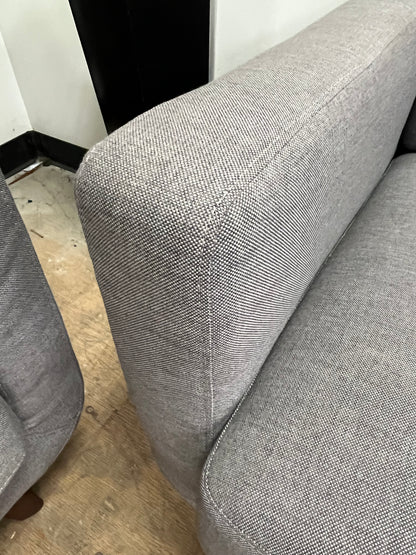 Mid-Century Modern Gray Couch