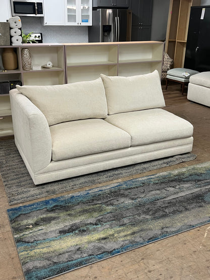 Kreiss Modern Beige Right Arm Chaise