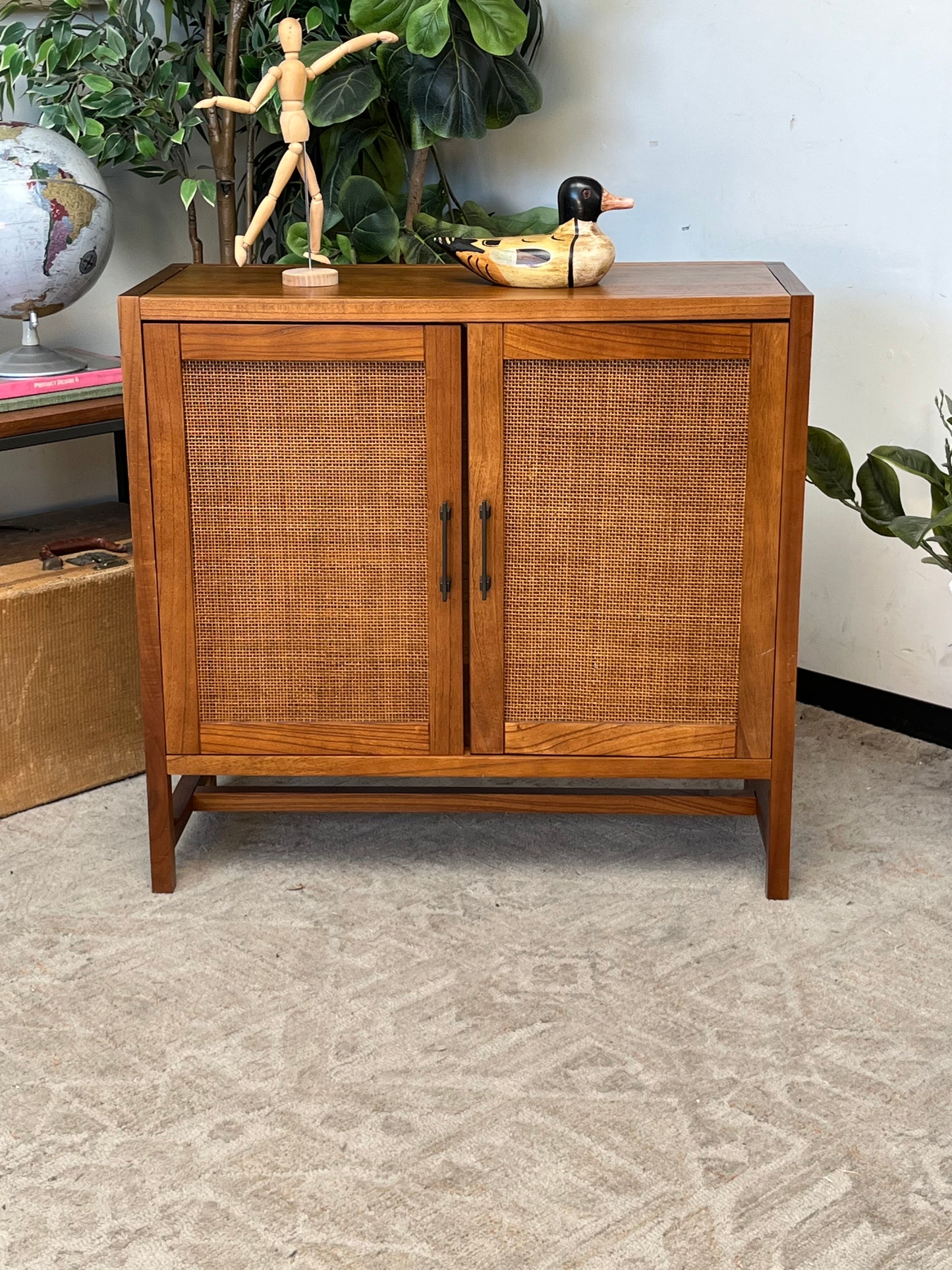 Modern Rattan Cabinet