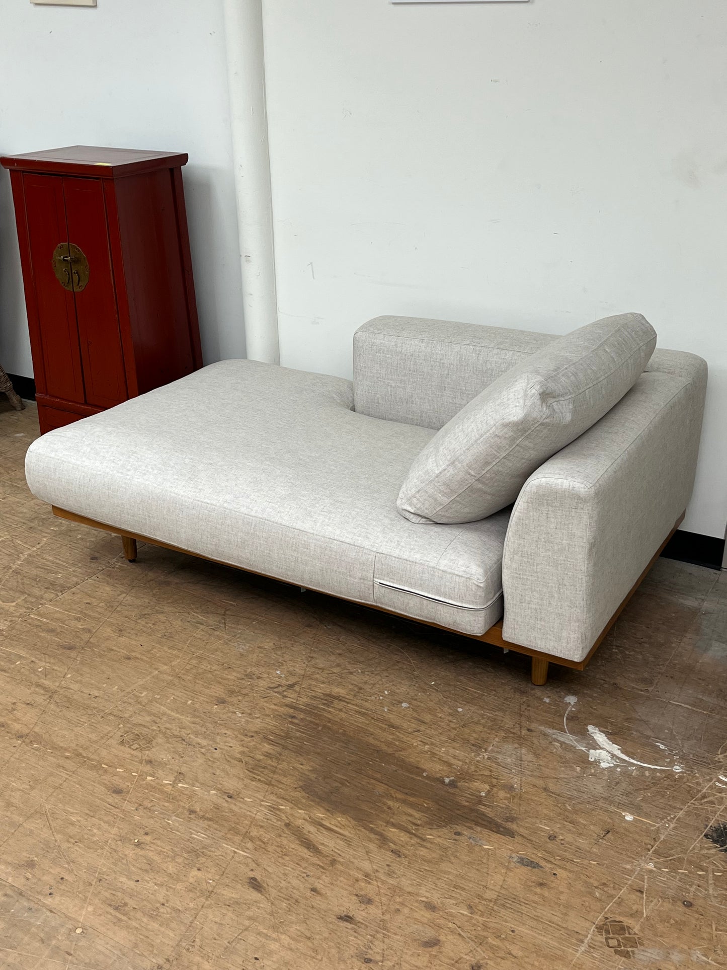 Modern Gray Chaise