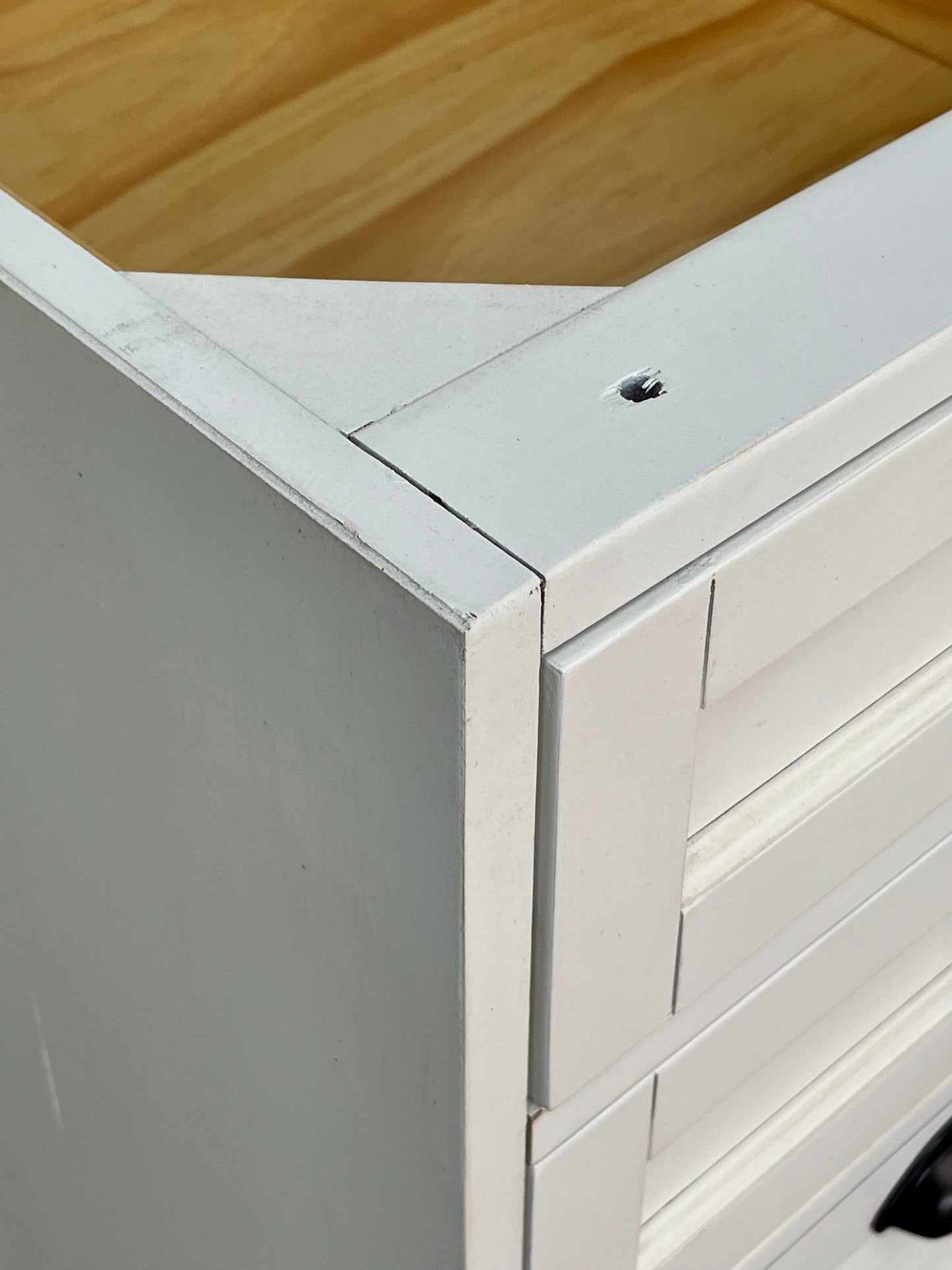 Modern Single 3-Drawer Cabinet - Missing Top