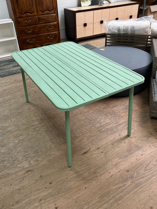 Outdoor Mint Green Dining Table