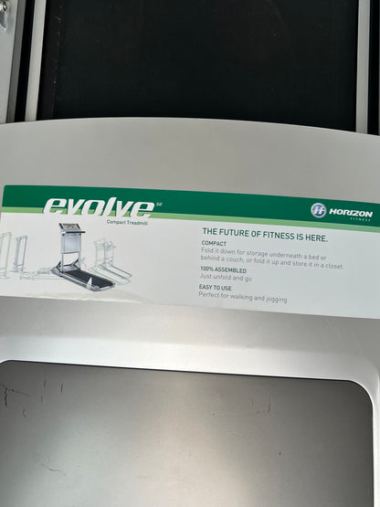 Horizon Evolve SG Compact Treadmill