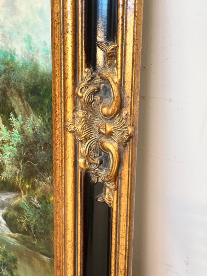 European Style Framed 47" x 59" Landscape