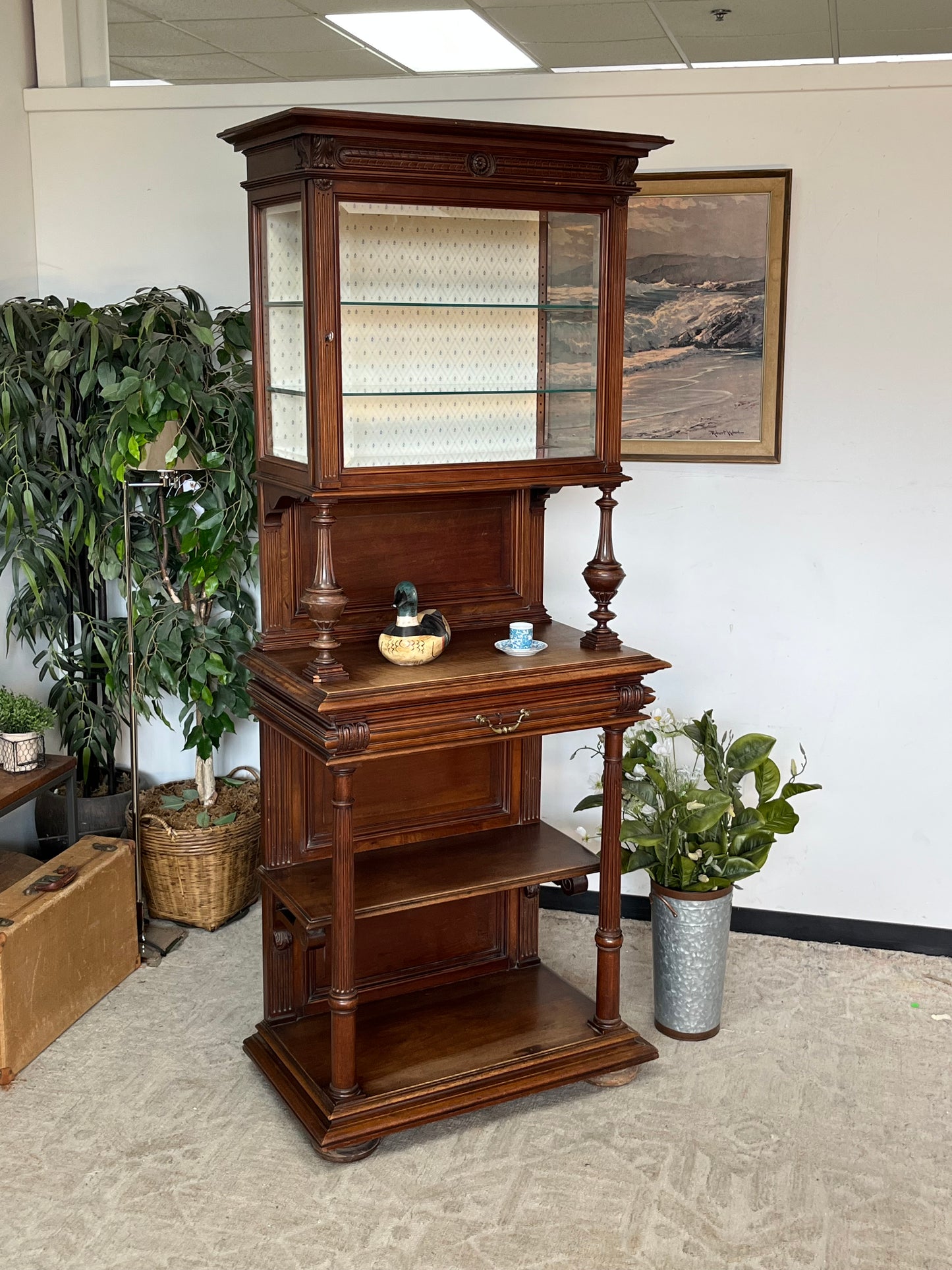 Antique "Mercier-Freres" Single Cabinet