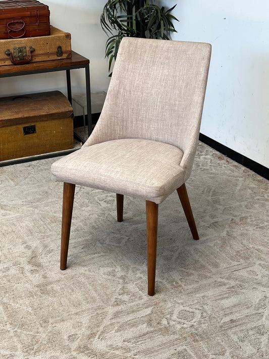 Mid Century Style Beige Dining Chair