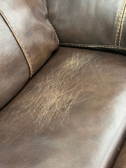 Faux Leather Loveseat Recliner