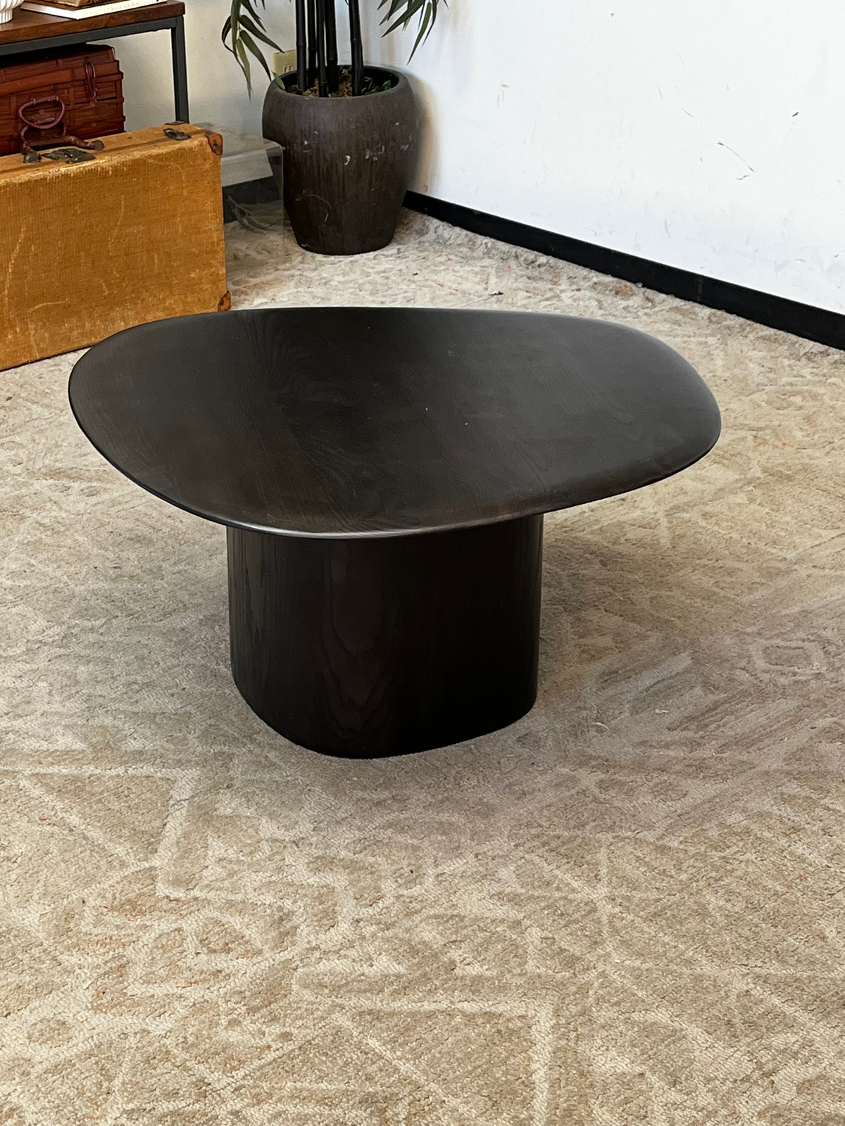 Modern Oblong Black Coffee Table