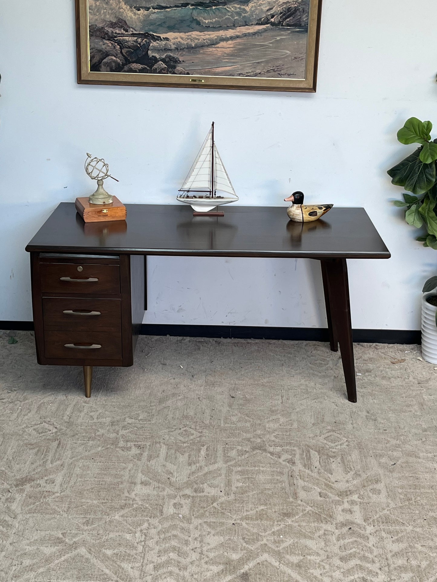 Mid Century Modern Executive Desk