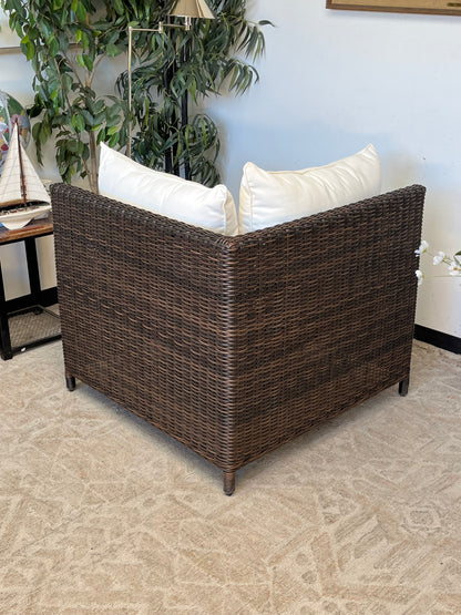 Outdoor Poly Rattan Brown Chair
