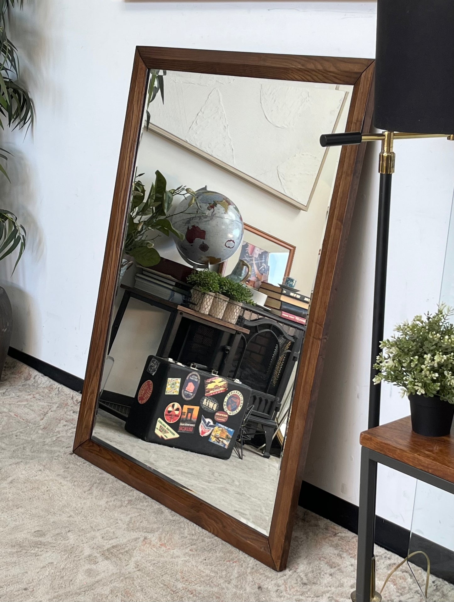 Craftsman Style Wooden Mirror
