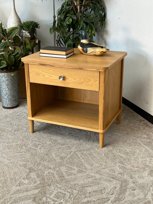 Modern Round Edge Nightstand