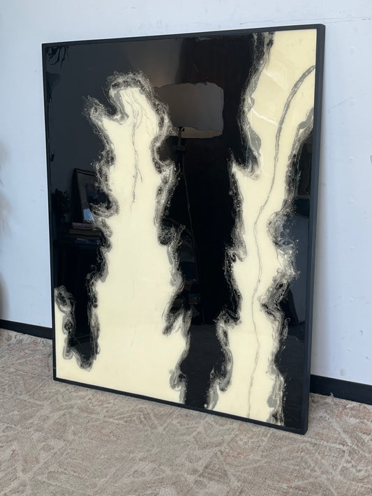 Framed Marble Resin Art