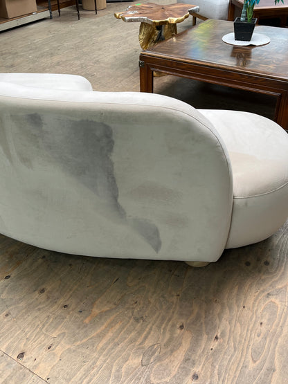 Modern White Rounded Sofa
