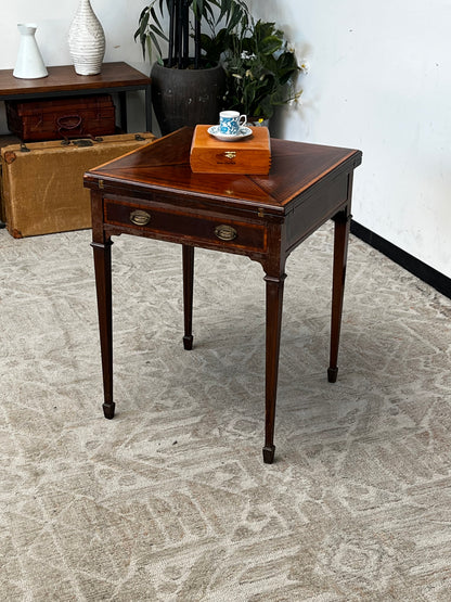 Edwardian Style Envelop Card Table