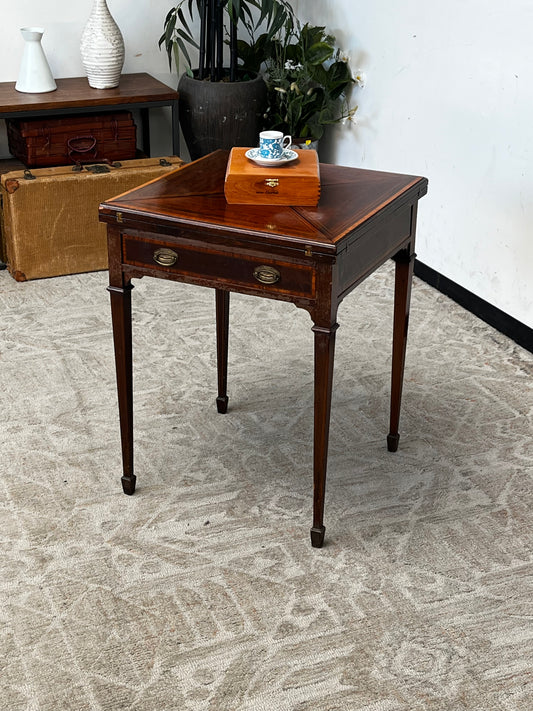 Edwardian Style Envelop Card Table