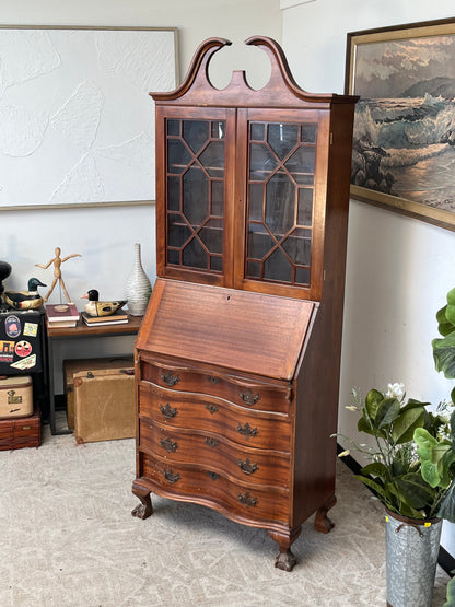 Antique Secretariat Style Desk