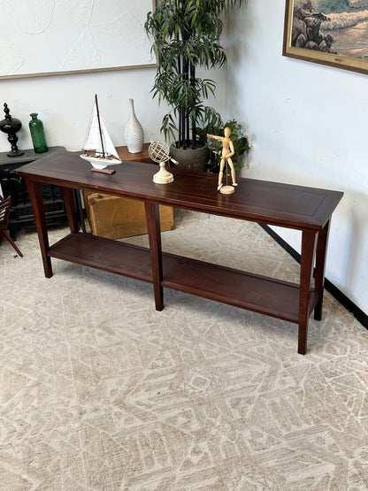 Traditional Style 72" Wooden Console